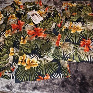 Vintage Women's 90's/2000's pant suit- Size XL - floral, NWT- short sleeve 2pc